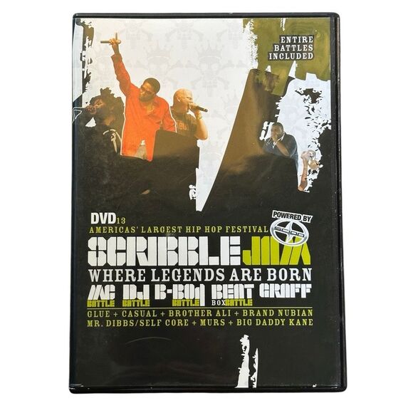 Scribble Jam DVD (America’s Largest Hip Hop Festival) + Bonus Hoodz Mag Disc - Picture 1 of 5